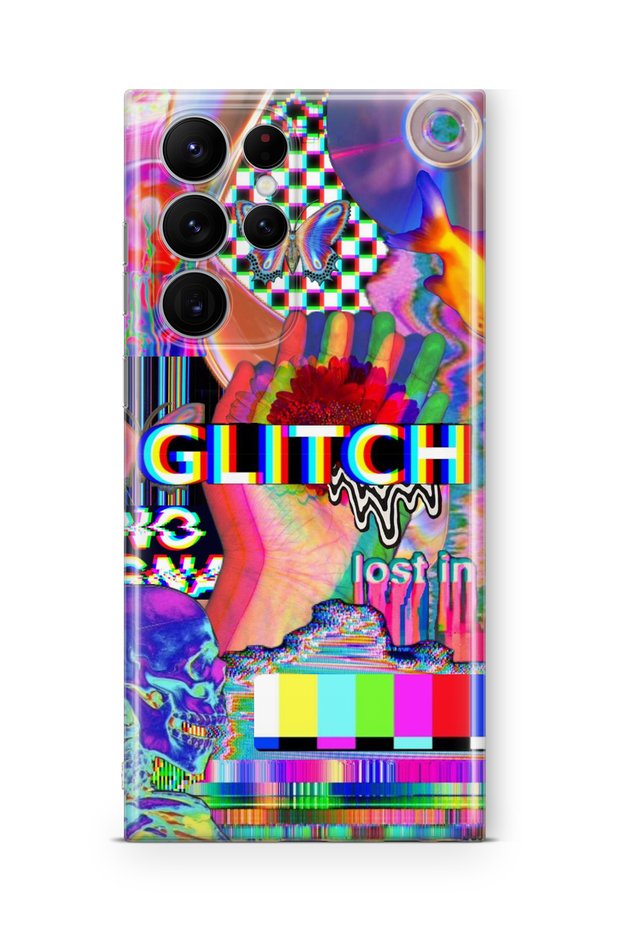 Samsung Galaxy S22 Ultra Compatible Printed Transparent Phone Case | Collection: Neondream District