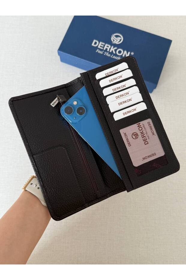 Mikam Model Card Holder Detailed Genuine Leather Wallet