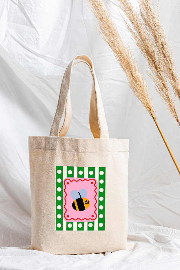 Ari Printed Linen Cloth Bag Pytkbc1004