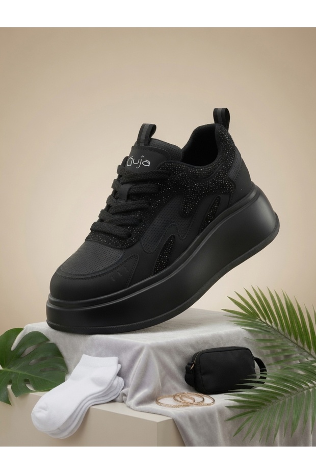 Women's Thick Sole Stone Sneakers