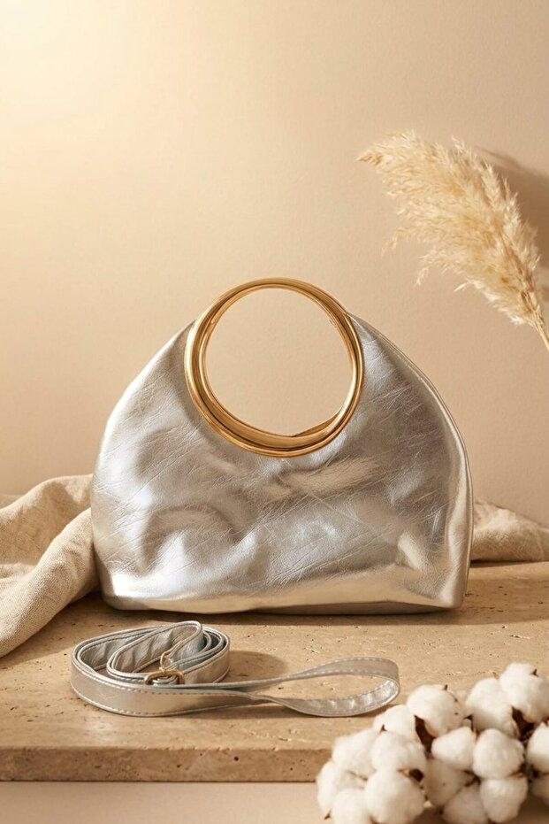 Hovra Silver Women's Handbag