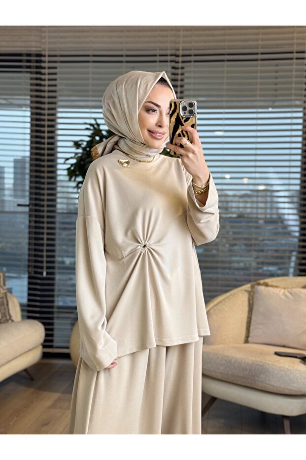 22833-5 طقم سومبيل بيج