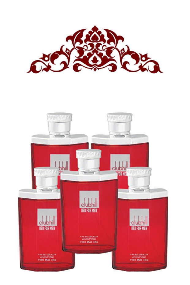 5 قطع من عطر كلوب هيل ريد للرجال 100 مل