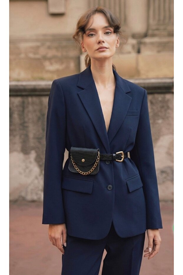 Atlas Jacket with Belt and Bag Accessories