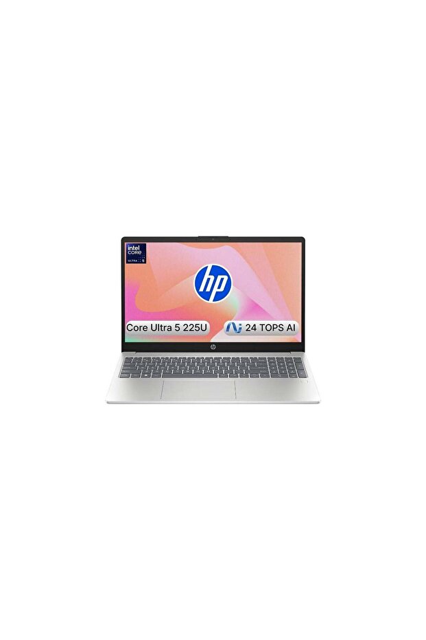 Hp Ai 15 D51E0Ea Ultra 5 225U 16Gb 512Gb Ssd 15.6" Freedos Notebook