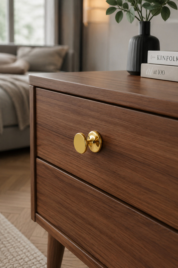 Piyon Model Button Handle - Gold