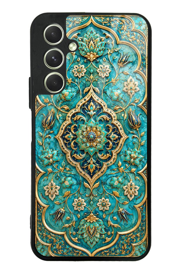 Samsung A54 Turquoise Ottoman Jewel Design Glossy Phone Case