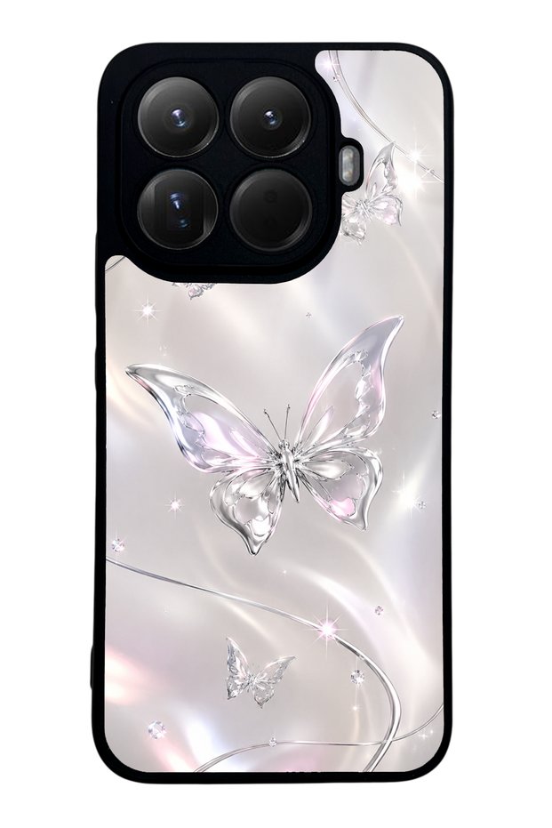 Xiaomi Mi 15t Pro Crystal Whisper Butterfly Design Glossy Phone Case