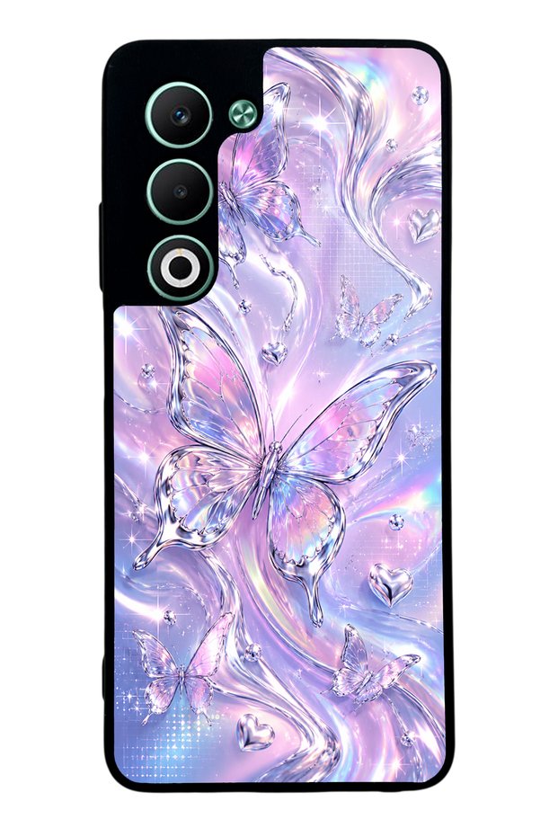 Oppo A5 5g Iridescent Dream Butterfly Design Glossy Phone Case
