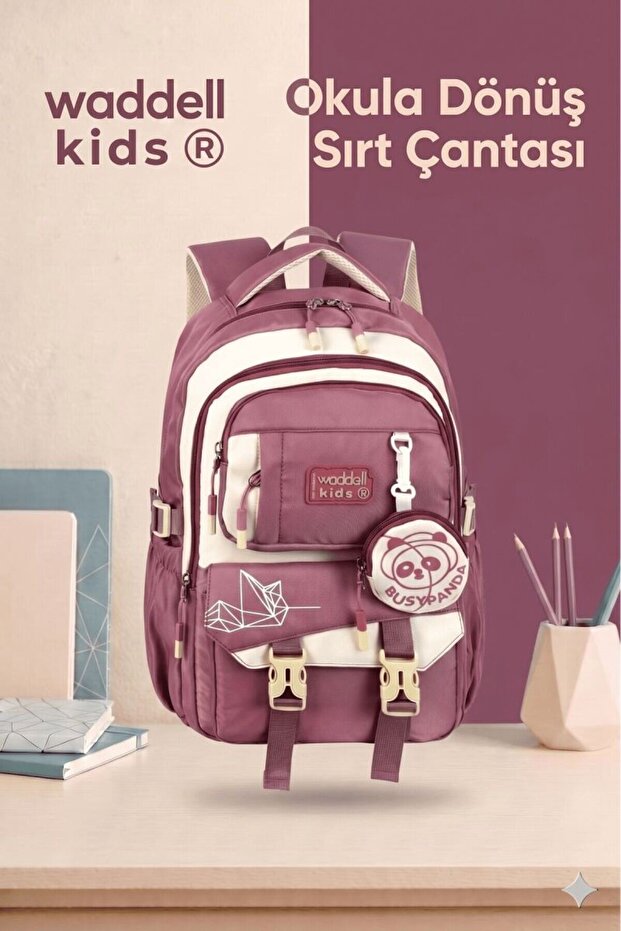 Imported Luxury Quality Accessories for Primary and Secondary School Bags with Wallet Detail