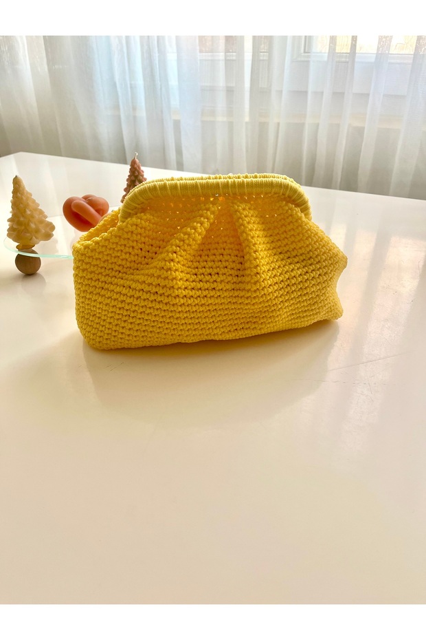 Macrame Bag, Portfolio Bag, Handbag, Knit Bag, Clutch Bag