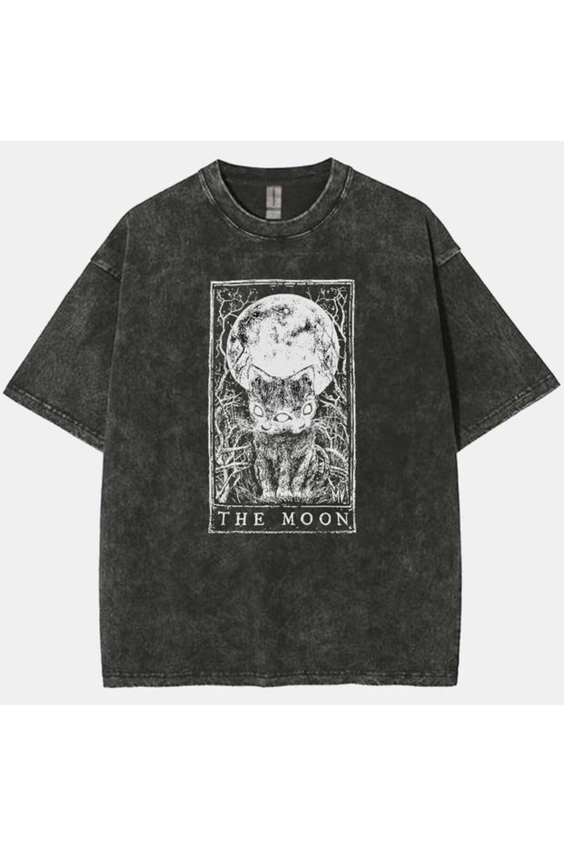 Calle Unisex Colorful Oversize Printed T-Shirt Streetwear Comfortable Fit Daily Premium