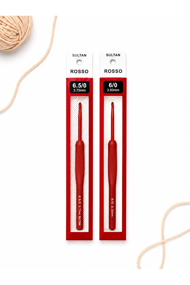 Sultan Rosso 2-Piece Crochet Set - No. 6-6.5