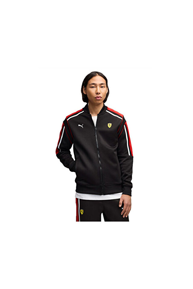 Ferrari Mt7 Track Jkt Men's Casual Jacket 63705701 Black