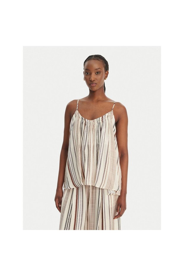 Top de damă SS260131 Crem