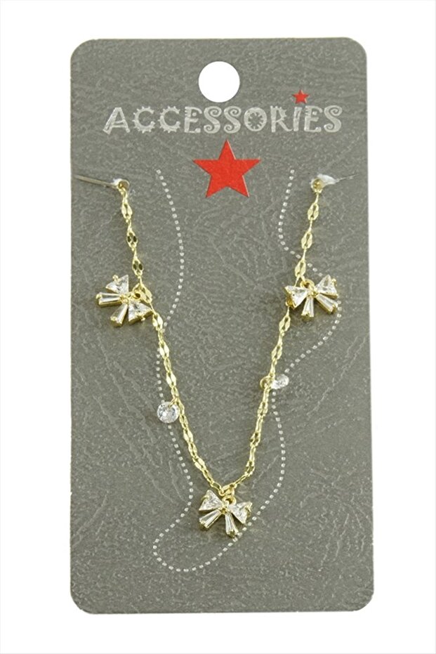Fiyong Zircon Stone Luxury Steel Anklet - Yellow