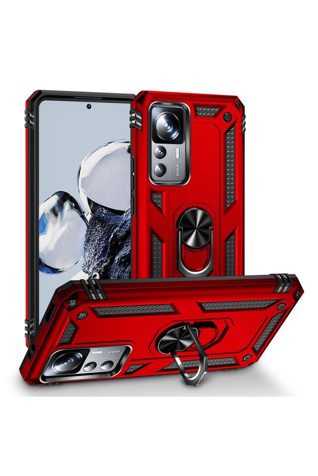 Xiaomi Mi 12t Pro Case Camera Protector Magnetic Stand Tank Protection Senk