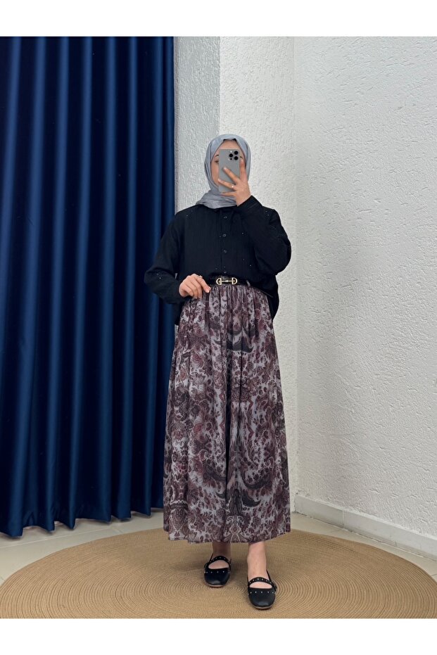قميص أوزون بولو كبير الحجم - NA874 أسود