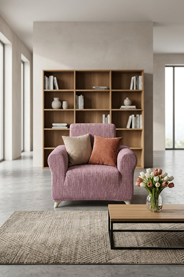 غطاء كرسي أريكة فردي بنمط جاكارد (شريط) بنمط لحاء الشجر، قابل للتمدد، مرن، مطاطي، غطاء أريكة