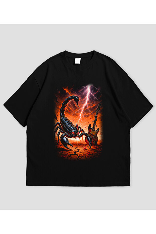 Scorpions Printed Unisex Oversize T-Shirt