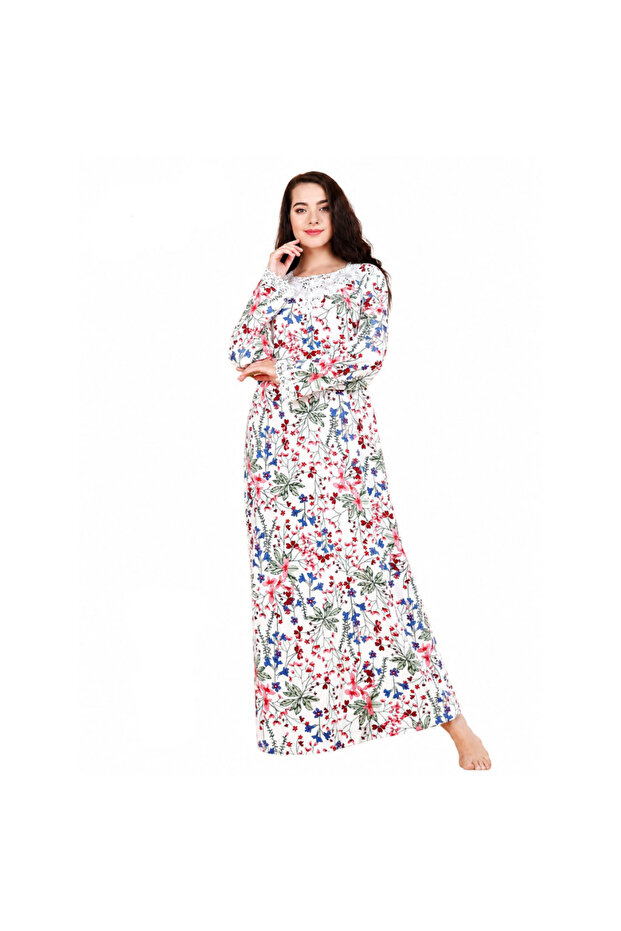 جلابية منزلية نسائية قطن - AB 7010