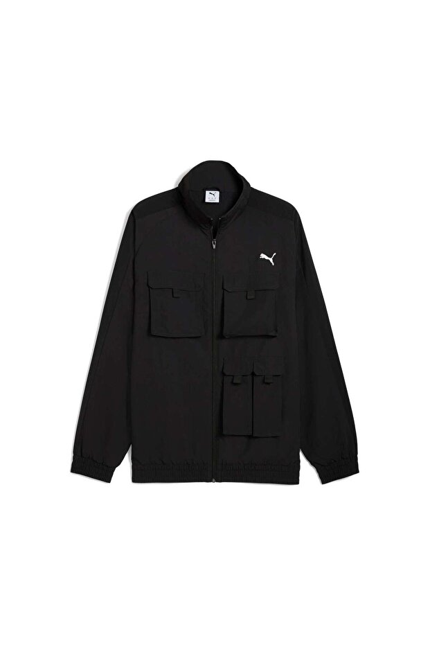 T7 Cargo Men's Wide Cut Track Jacket