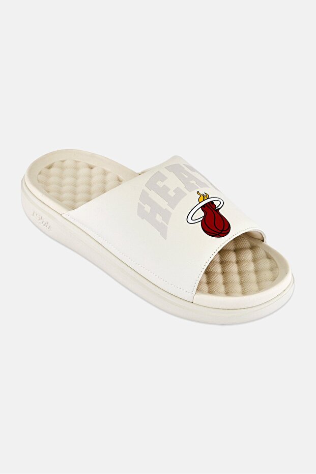 Men Miami Heat Tonal Pop Slip On Slides, Off White
