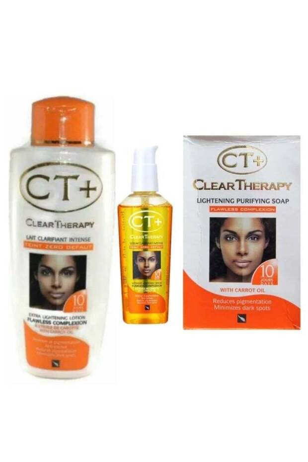 Extra Carrot Lightening Lotion 250ml, Serum 75ml & Soap