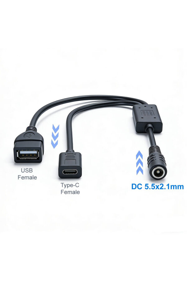 02-DC5521 12V 24V to 5V 3A DC Step Down Buck Converter Power Supply Module, 2pin DC-DC XT60 to USB/T