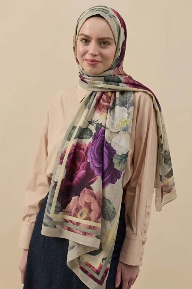 روز نمط الخيزران شال