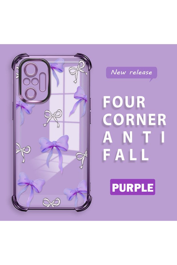 Xiaomi Redmi Note 10 Pro Compatible Transparent Back Four-Corner Reinforced Impact Protection Silicone Case