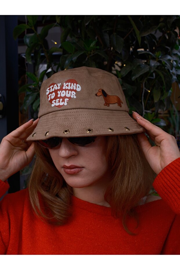 Süet Bucket Şapka