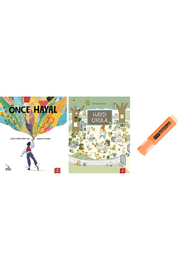 Önce Hayal + Haydi Okula 2 Kitap Set Pens Hd