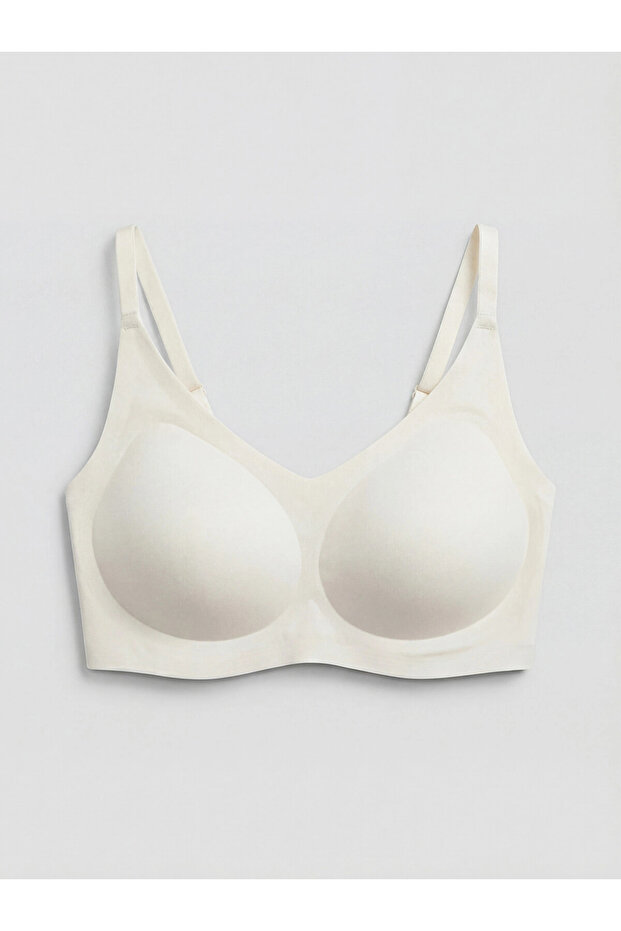 Lcw Dream Pink Wire Free Half Padded Laser Cut Sports Bra