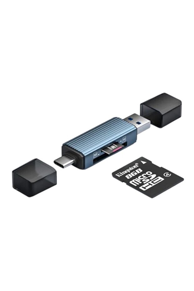 OTG-51 قارئ بطاقات متعدد الوظائف 2 في 1 محول نقل OTG لبطاقات Micro SD / TF