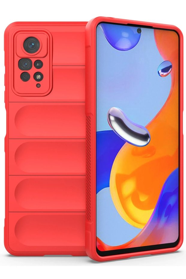 حافظة ACONCEPT لهاتف Redmi Note 11 Pro من السيليكون المثالي (141729) - أحمر