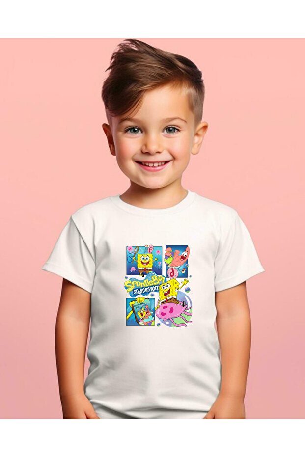 Spongebob Printed T-Shirt for Kids