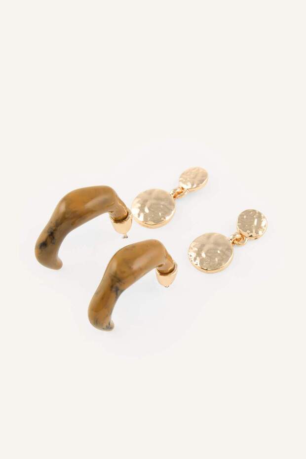 Women's 2-Piece Earrings I2262Axns
