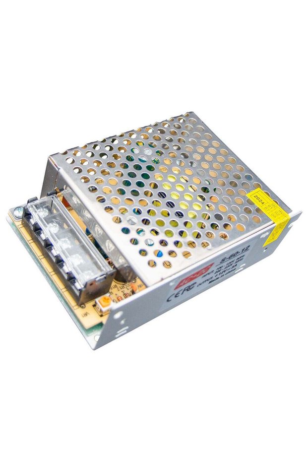 12V 5A DC Power Supply, 60W Universal Voltage Regulator Switching Transformer Adapter Driver for External Sign Lights Indoor Lights etc.