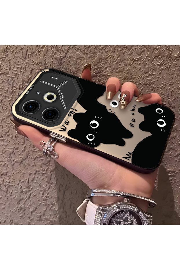Tecno Pova 6/Pova 6 Pro 5g Compatible High-Quality Fun Black Cat Printed Case