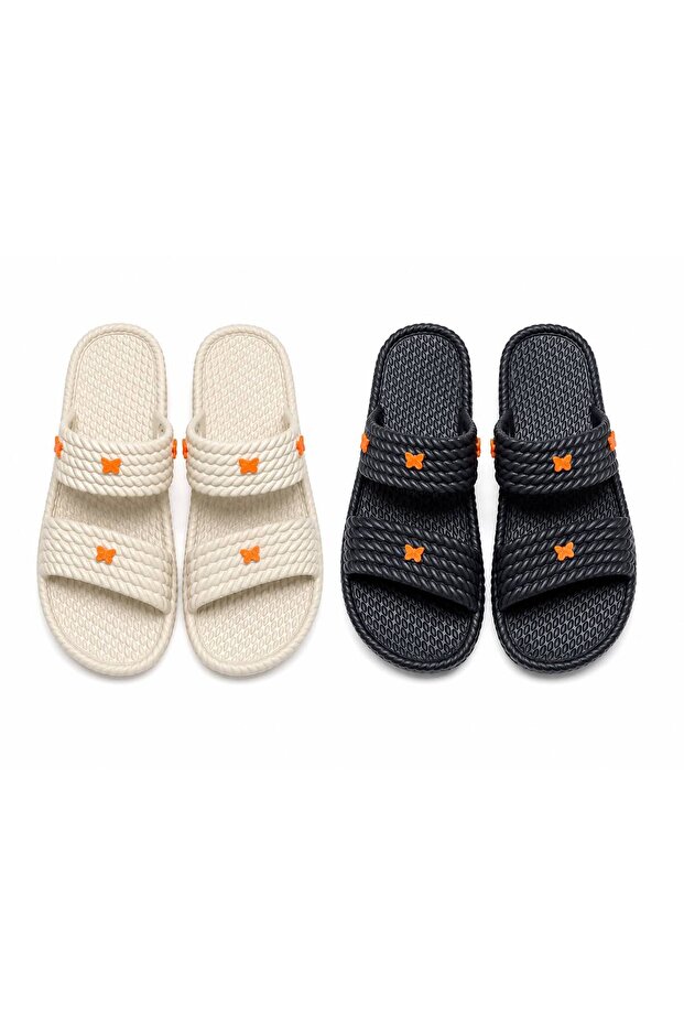 Two Pairs of Slippers