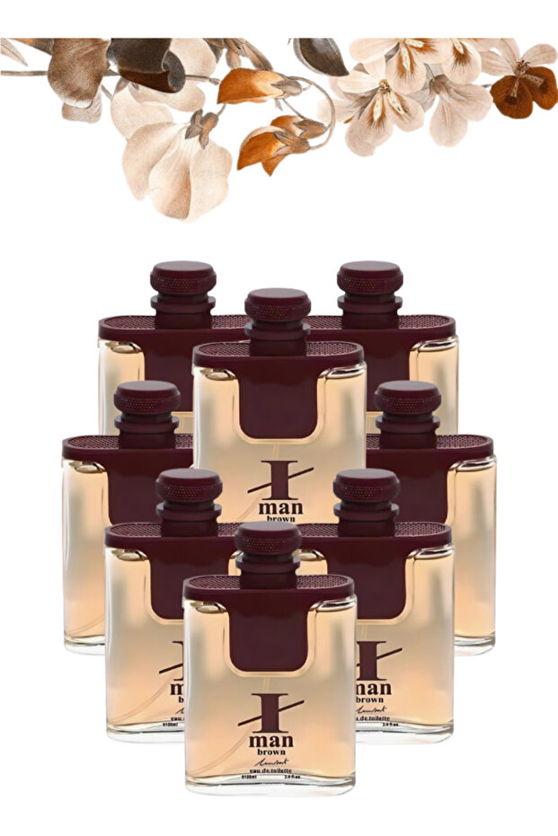 8 قطع عطر بني للرجال 100 مل