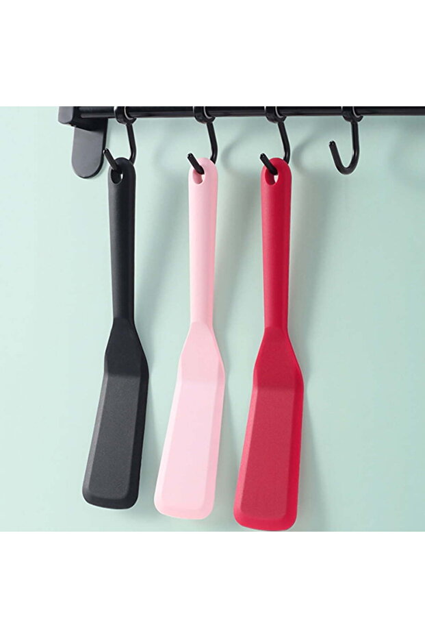 Household silicone cooking spatula, silicone pan spatula, non-stick spatula, 3-piece kitchen utensil pack