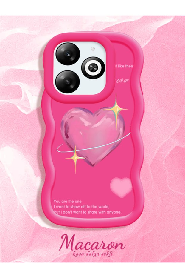 Infinix Smart 8/8 Pro Compatible Case with Sweet Pink Heart Motifs in Three Color Options
