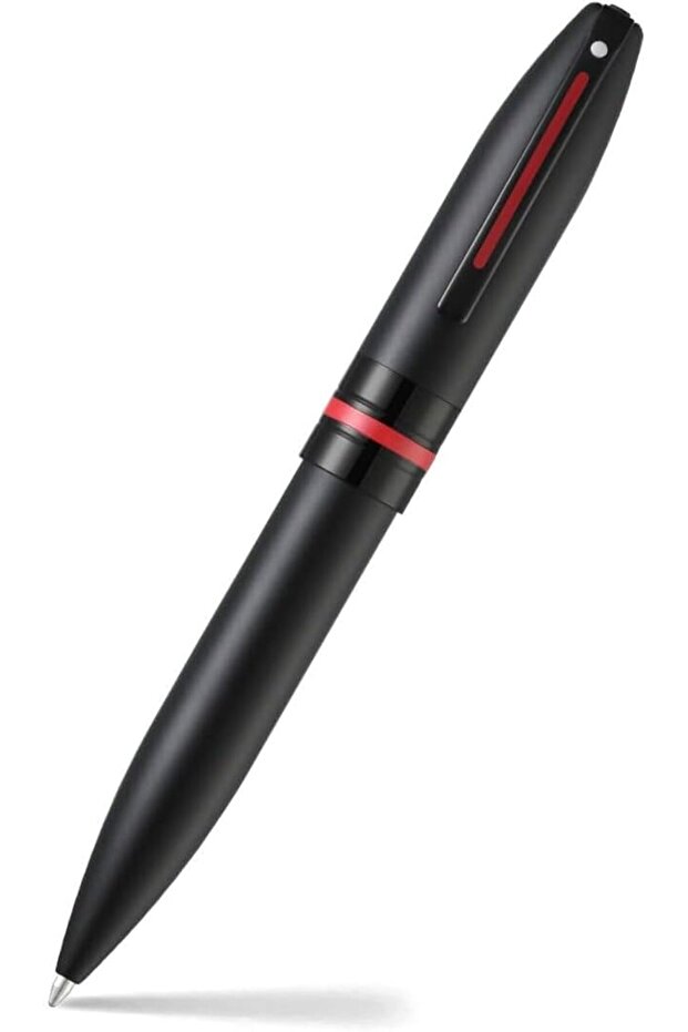 ICON 9108-K Matte Black Ballpoint Pen With Gloss Black Trims