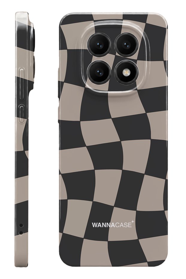 حافظة هاتف صلبة من Xiaomi Redmi Note 15 Pro Checkmate Classic Essential رفيعة ولامعة مع حماية للكاميرا