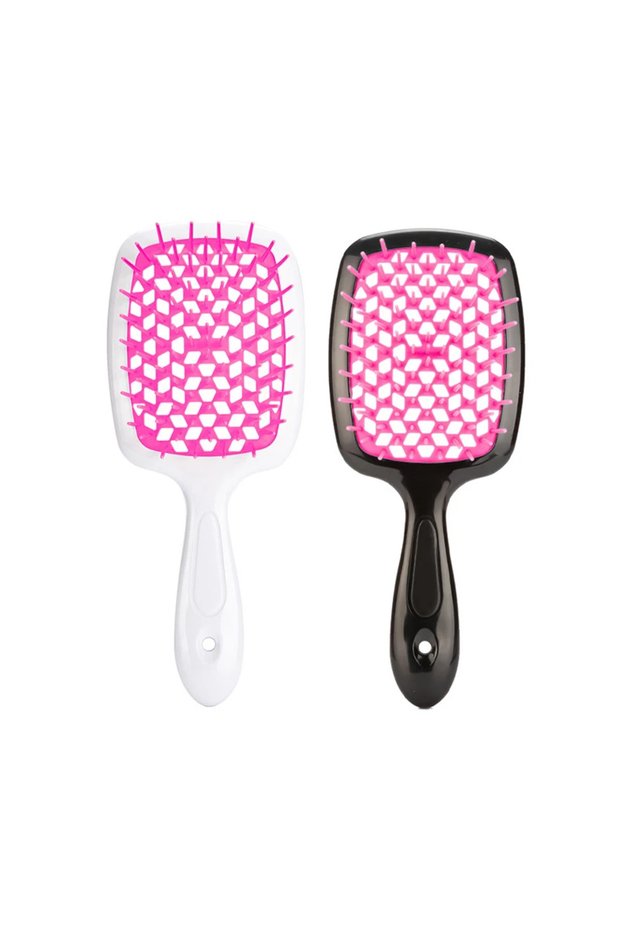 WS031-A 2pc Hair Comb Set Anti Static Scalp Massage Wet Dry Comb Demelante Brush Расчески Hair Styli