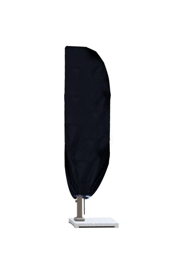 Sun umbrella cover, Oxford cloth, side-opening sun umbrella cover, waterproof, UV-resistant, weatherproof, with storage bag (umbrella canopy only).