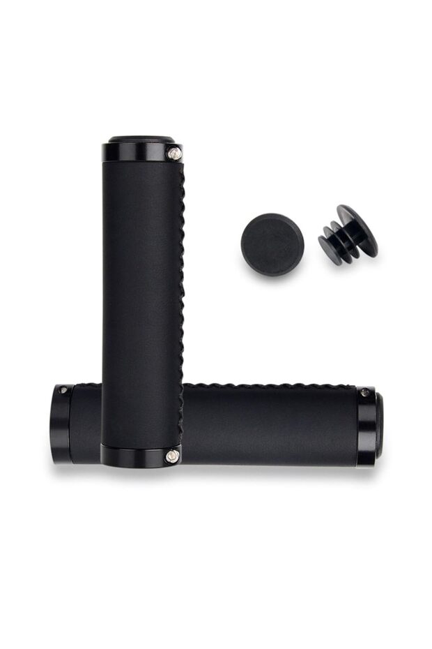 Bicycle grips, PU leather bicycle handlebars, non-slip bicycle handlebars, bicycle grips, mountain bike grips, mountain bike handlebars