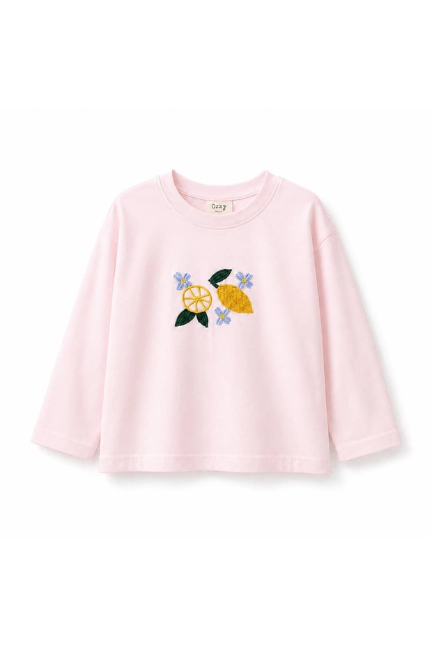Girl's Lemon Long Sleeve T-Shirt